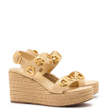 Load image into Gallery viewer, Milan Espadrille In Beige Raffia