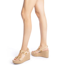 Load image into Gallery viewer, Milan Espadrille In Beige Raffia