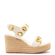 Load image into Gallery viewer, Milan Espadrille In Ivory Leather