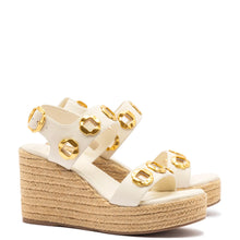 Load image into Gallery viewer, Milan Espadrille In Ivory Leather