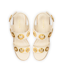 Load image into Gallery viewer, Milan Espadrille In Ivory Leather