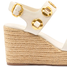 Load image into Gallery viewer, Milan Espadrille In Ivory Leather