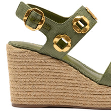 Load image into Gallery viewer, Milan Espadrille In Seaweed Raffia