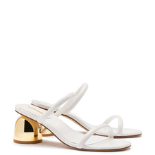 Load image into Gallery viewer, Dew Drop Mule In White Patent Leather