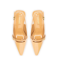 Load image into Gallery viewer, Ines Hi Pump in Tan Patent Leather