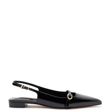 Load image into Gallery viewer, Ines Flat In Black Patent Leather