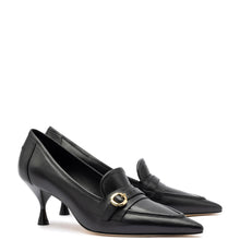 Load image into Gallery viewer, Susan Pump In Black Leather