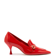 Load image into Gallery viewer, Susan Pump In Scarlet Patent Leather