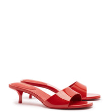 Load image into Gallery viewer, Greta Mule In Scarlet Patent Leather