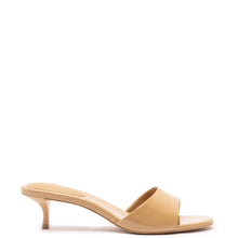 Load image into Gallery viewer, Greta Mule In Tan Patent Leather