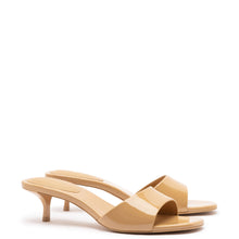 Load image into Gallery viewer, Greta Mule In Tan Patent Leather