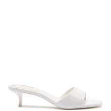 Load image into Gallery viewer, Greta Mule In White Patent Leather