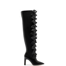 Load image into Gallery viewer, Larroudé for Jonathan Cohen: Tie Boot In Black Leather