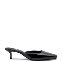 Load image into Gallery viewer, Amal Mule In Black Patent Leather