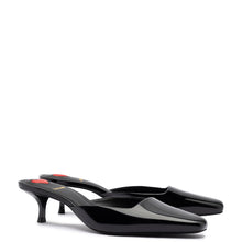 Load image into Gallery viewer, Amal Mule In Black Patent Leather