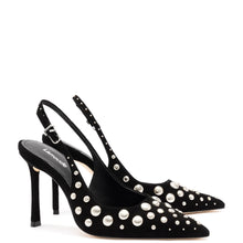 Load image into Gallery viewer, Kaitlan Studs Pump In Black Suede