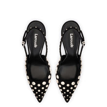 Load image into Gallery viewer, Kaitlan Studs Pump In Black Suede