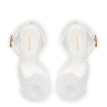 Load image into Gallery viewer, Salma Platform Sandal In White Satin