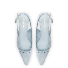 Load image into Gallery viewer, Florence Broderie Pump In Maya Denim