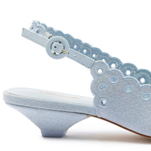 Load image into Gallery viewer, Florence Broderie Pump In Maya Denim