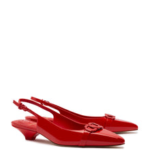 Load image into Gallery viewer, Franca Pump In Scarlet Patent Leather