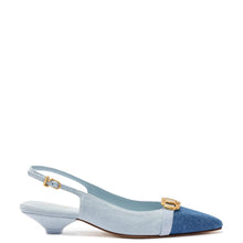 Load image into Gallery viewer, Franca Pump In Blue Denim