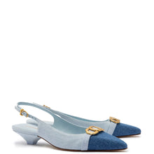 Load image into Gallery viewer, Franca Pump In Blue Denim