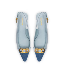 Load image into Gallery viewer, Franca Pump In Blue Denim