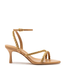 Load image into Gallery viewer, Milanina Mini Sandal In Tan Leather