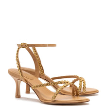 Load image into Gallery viewer, Milanina Mini Sandal In Tan Leather