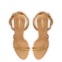 Load image into Gallery viewer, Milanina Mini Sandal In Tan Leather