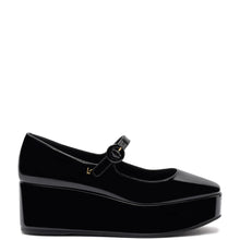 Load image into Gallery viewer, Blair Flatform In Black Patent Leather