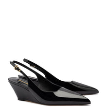 Load image into Gallery viewer, Loulou Pump In Black Patent Leather