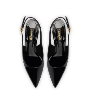 Loulou Pump In Black Patent Leather