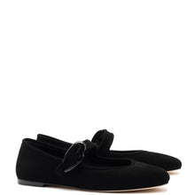 Load image into Gallery viewer, Verona Ballet Flat In Black Suede