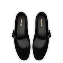 Load image into Gallery viewer, Verona Ballet Flat In Black Suede