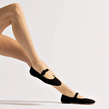 Load image into Gallery viewer, Verona Ballet Flat In Black Suede