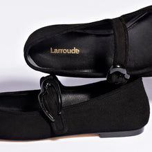 Load image into Gallery viewer, Verona Ballet Flat In Black Suede