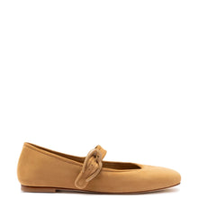 Load image into Gallery viewer, Verona Ballet Flat In Peanut Suede