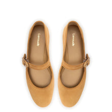 Load image into Gallery viewer, Verona Ballet Flat In Peanut Suede