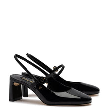 Load image into Gallery viewer, Georgina Pump In Black Patent Leather