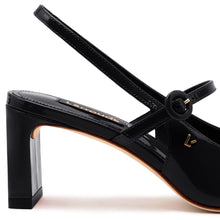 Load image into Gallery viewer, Georgina Pump In Black Patent Leather