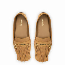 Load image into Gallery viewer, Joy Mocassin In Peanut Suede