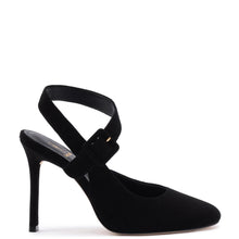 Load image into Gallery viewer, Deena By Larroudé Pump In Black Suede