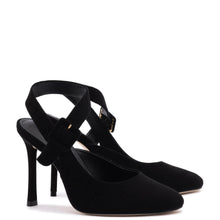 Load image into Gallery viewer, Deena By Larroudé Pump In Black Suede