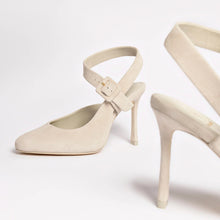 Load image into Gallery viewer, Deena By Larroudé Pump In Mushroom Grey Suede