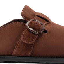 Load image into Gallery viewer, Milan Clog In Brown Suede