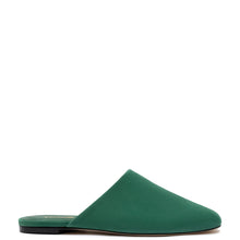 Load image into Gallery viewer, Venice Flat Mule and Pouch Kit In Emerald Suede