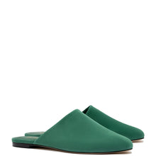 Load image into Gallery viewer, Venice Flat Mule and Pouch Kit In Emerald Suede