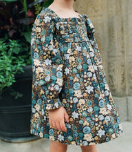 Load image into Gallery viewer, LITTLE ACTON DRESS -- BLEU ARBOR FLORAL